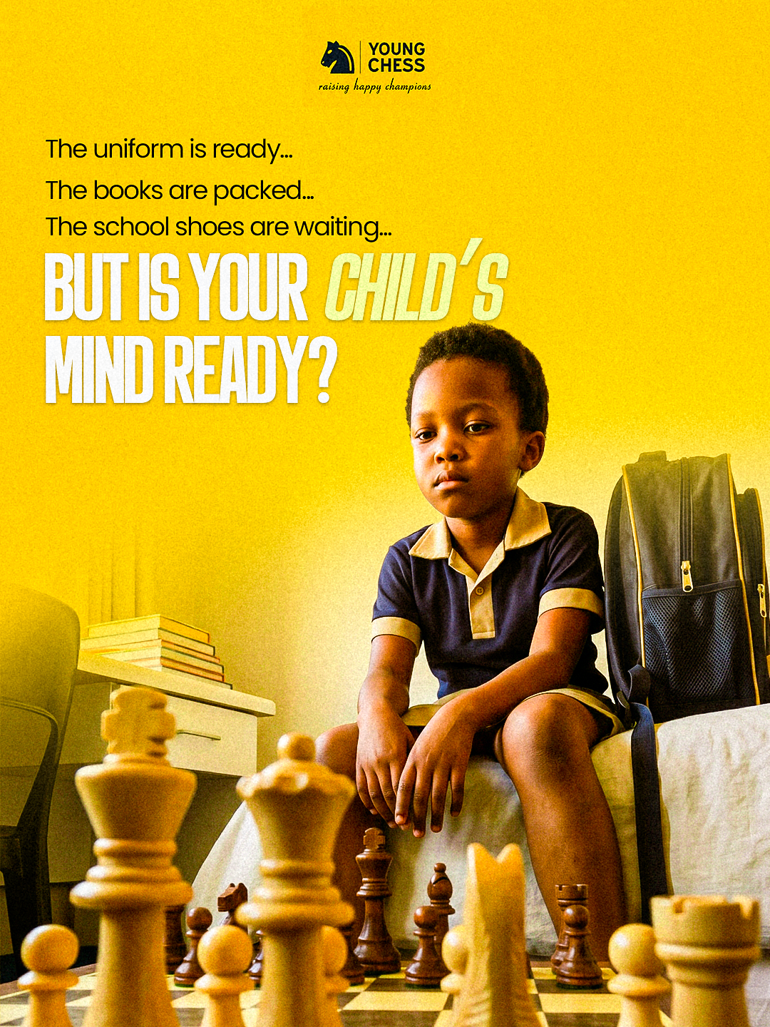 Instagram post: Chess metaphor makes child readiness memorable