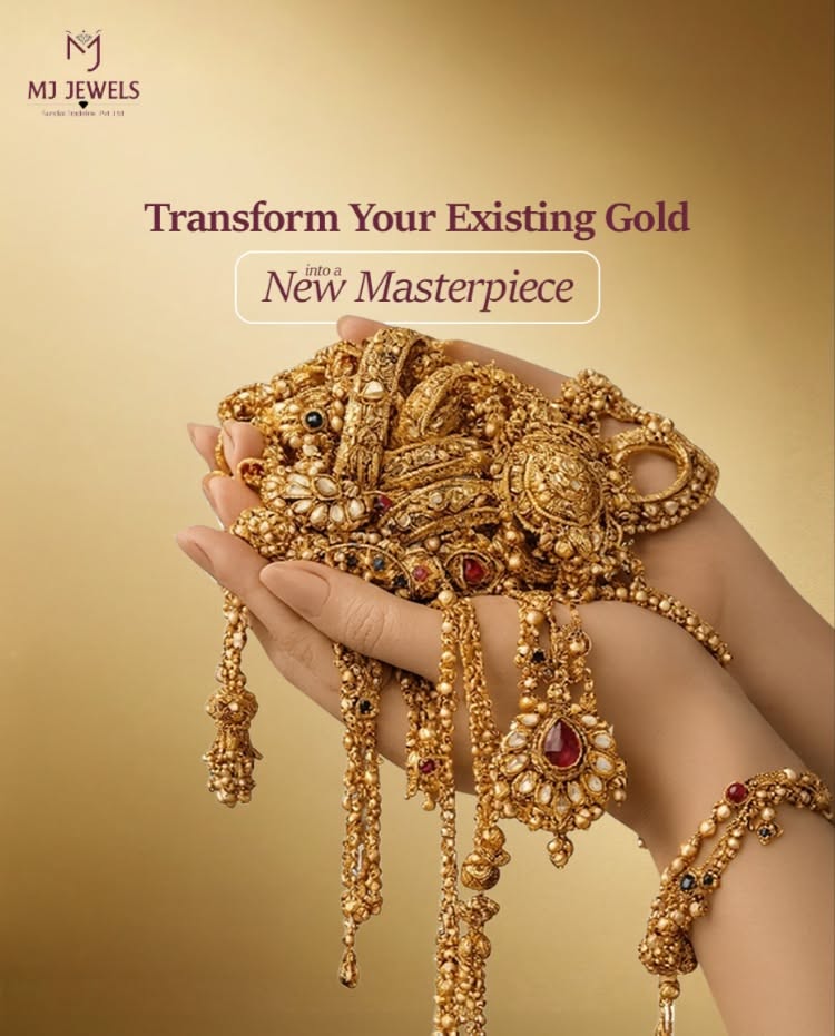 Carousel: An antique filigree choker morphing into a modern gold link necklace over torn parchment, slide 2