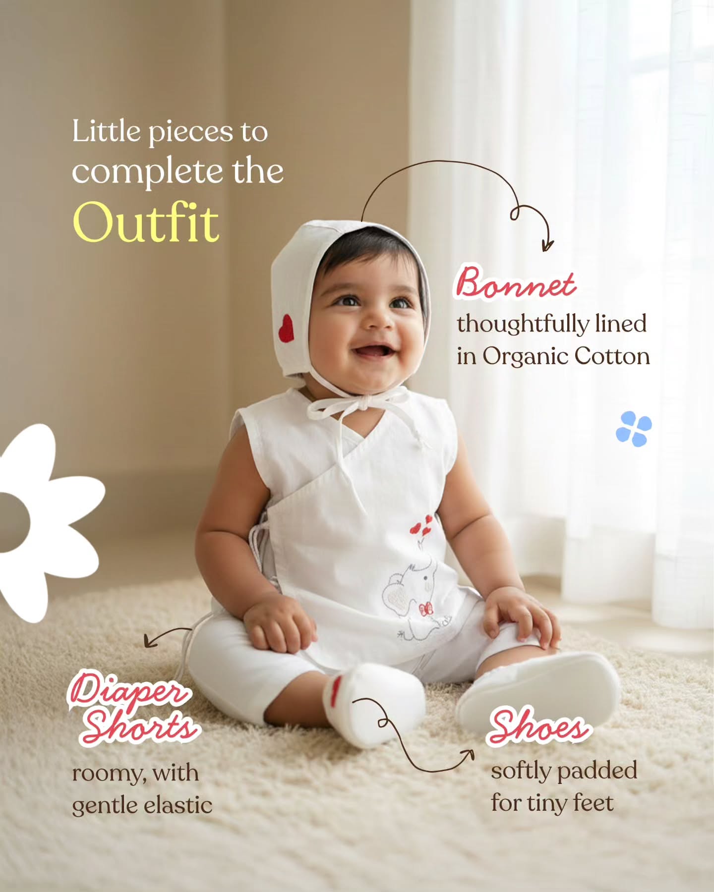 Instagram post: Babies move more, clothes keep up, slide 7