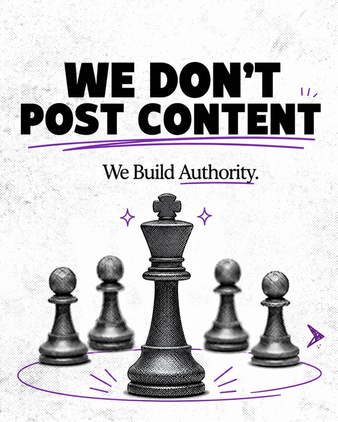 Brain-in-bulb bold 'not typical agency' copy