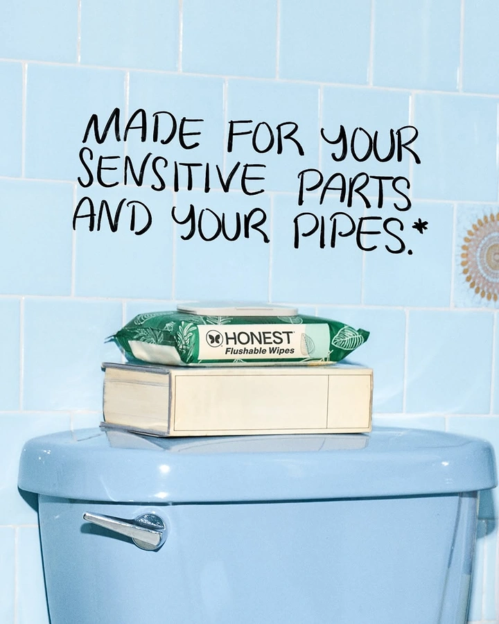 Period Care & Feminine Hygiene creative ad: Sensitive-parts and pipes copy pun