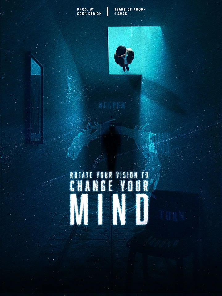 Life & Business Coaches creative ad: Submerged mind-shift visual metaphor