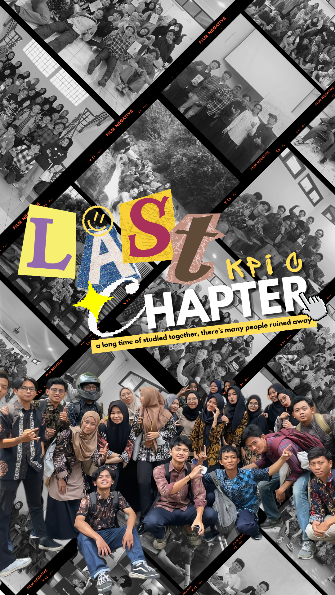 Story: Graduation framed as a last chapter