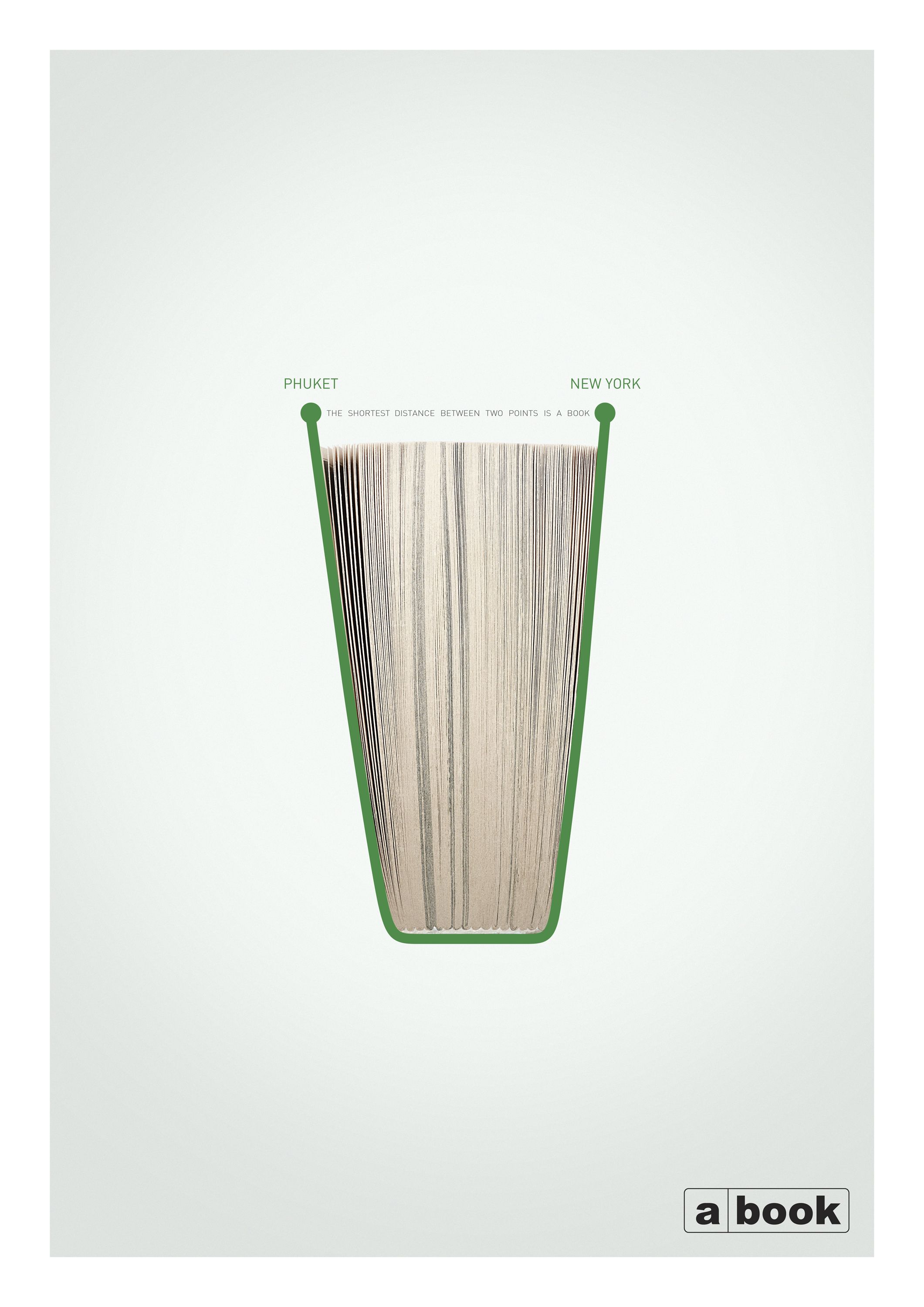 Fanned book pages cradled by a green route line joining two city points