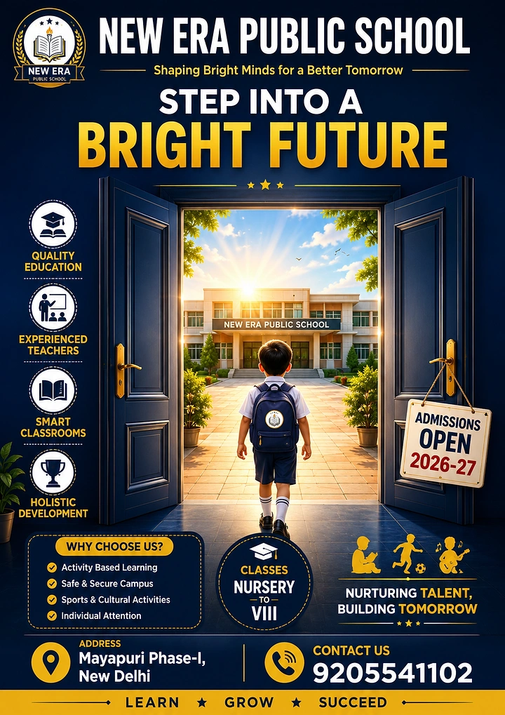 Schools & School Admissions creative ad: School doorway creates future metaphor