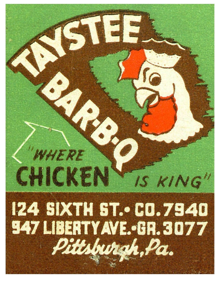 BBQ & Grill Restaurants creative ad: Memorable chicken-king mascot concept