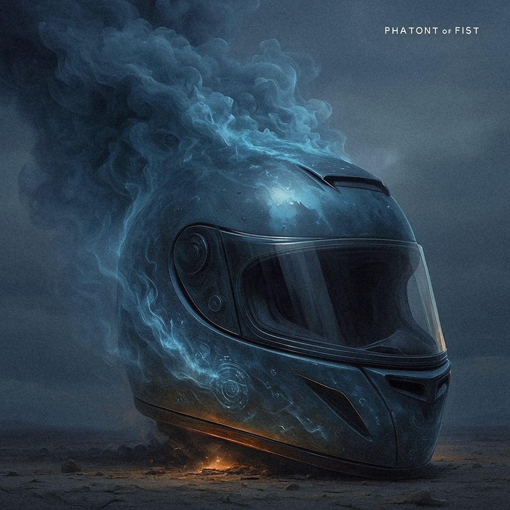 Instagram post: Foggy Phantom of Fist helmet concept