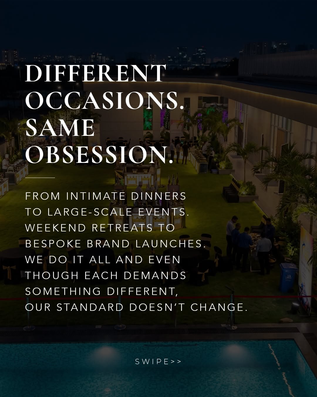 Instagram post: Contrast copy: space versus experience, slide 3
