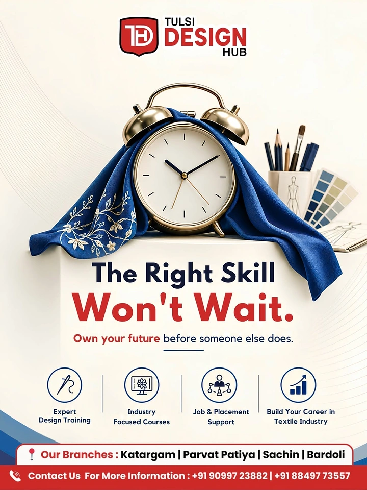 Design & Animation Schools creative ad: Clock turns urgency into skill metaphor