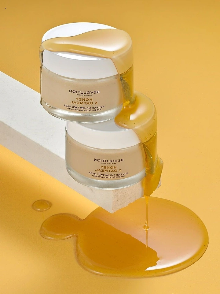 Honey Brands creative ad: Honey spill extends product promise