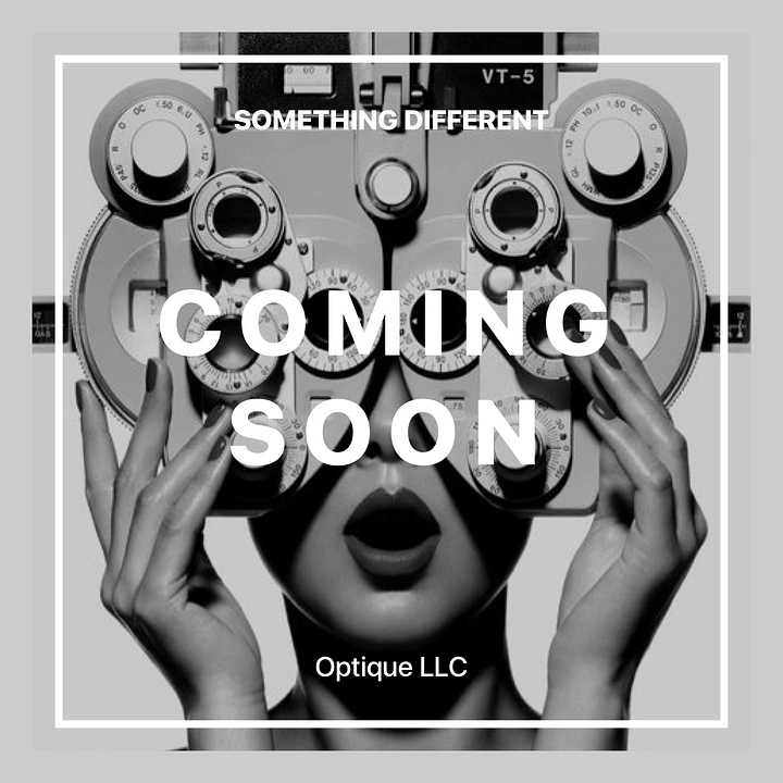 Opticians & Eye Care creative ad: Phoropter as eyes for coming soon