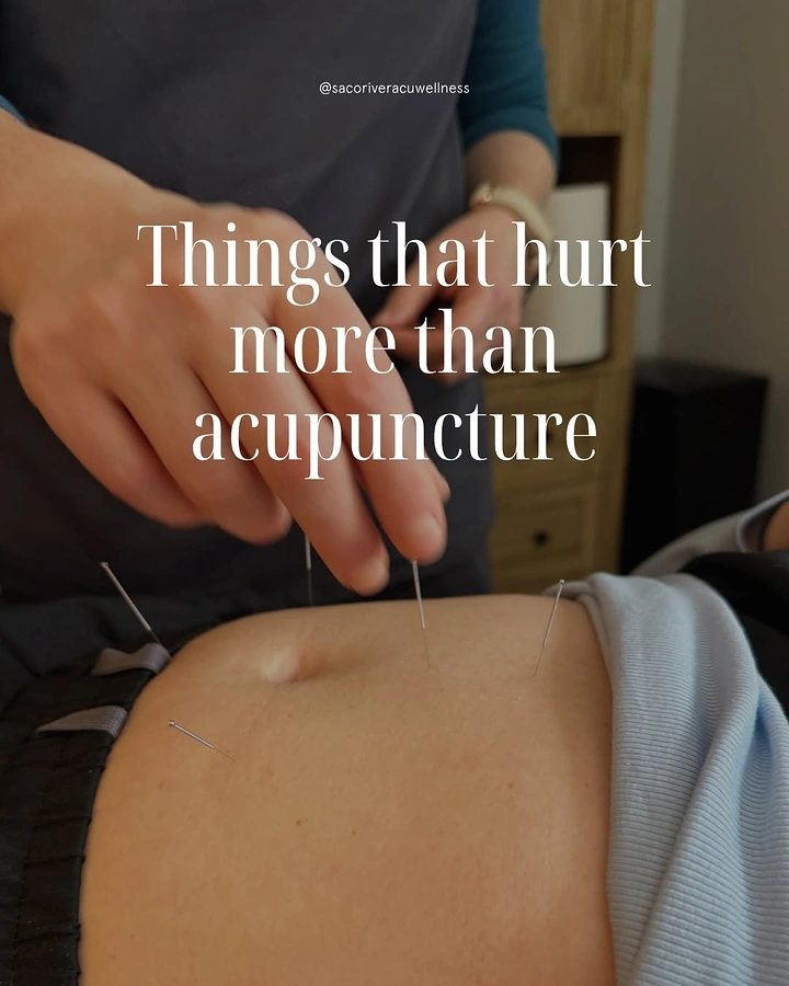 Acupuncture & Cupping Clinics creative ad: Witty comparison reframes acupuncture pain