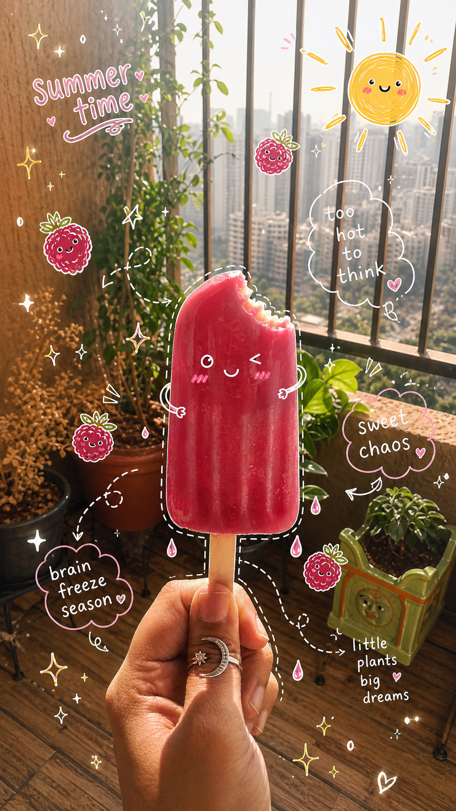 Story: Doodle world built around brain freeze