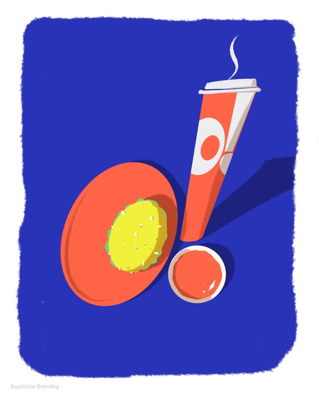 Instagram post: Playful illustration, wash brushes as shaggy creature, slide 5