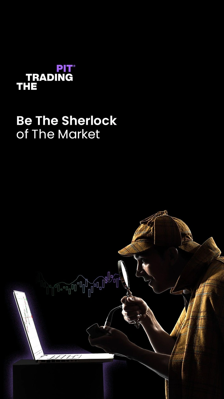 Stock Brokers & Investing creative ad: Sherlock trader metaphor, moody lighting