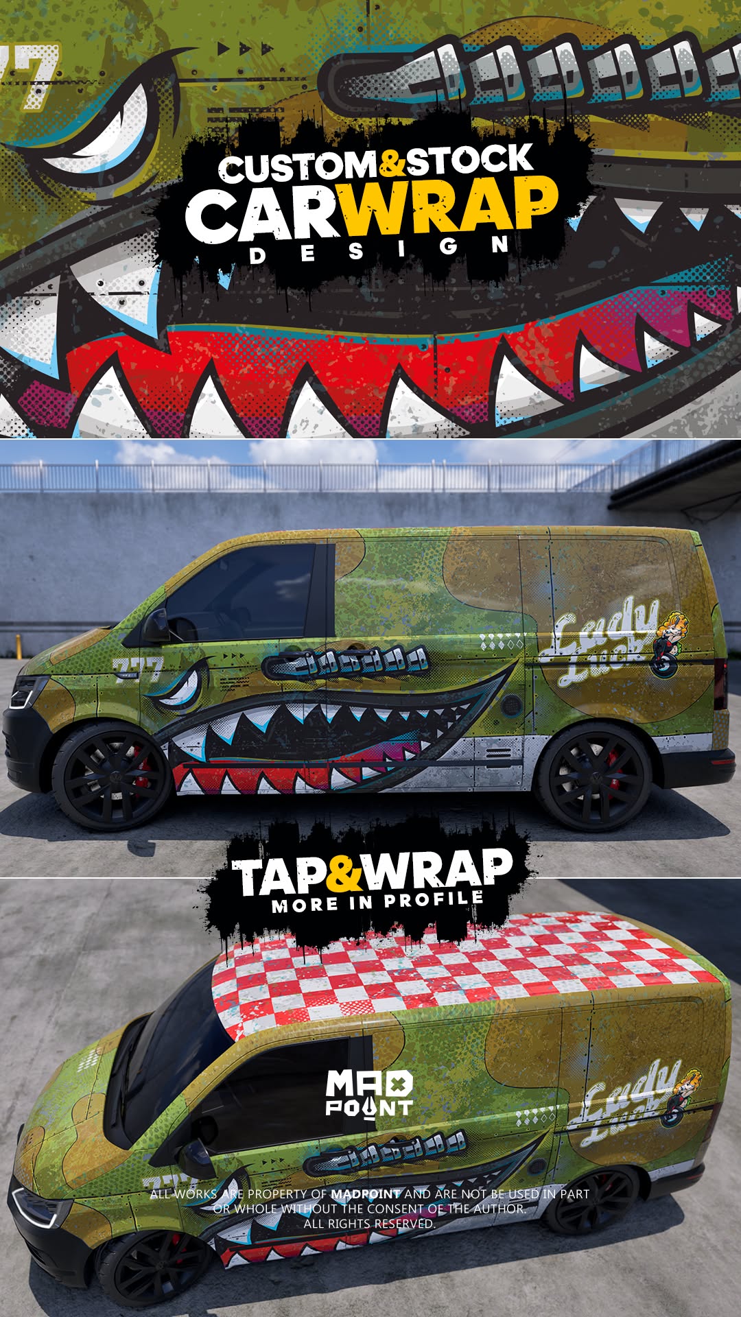 Story: Shark-mouth van wrap creates memorable vehicle character