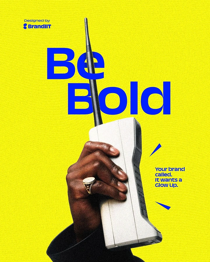 Agency creative ad: Retro brick phone: brand wants glow-up