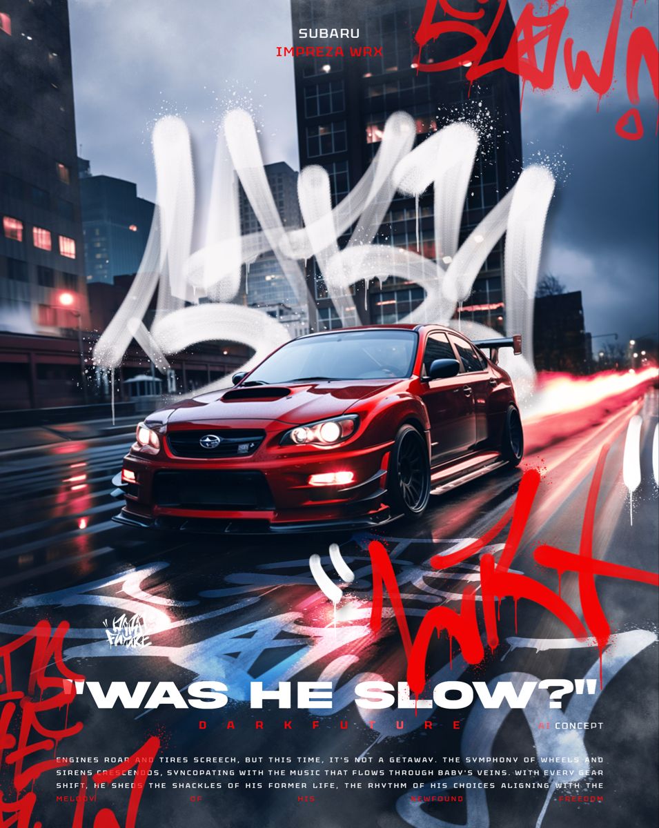 Instagram post: Graffiti speed concept with bold attitude
