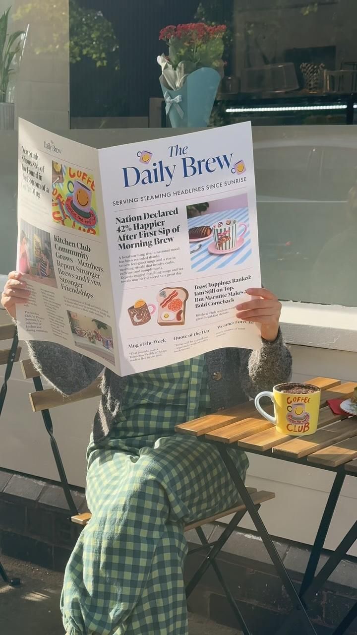 Story: Newspaper 'Daily Brew' pun