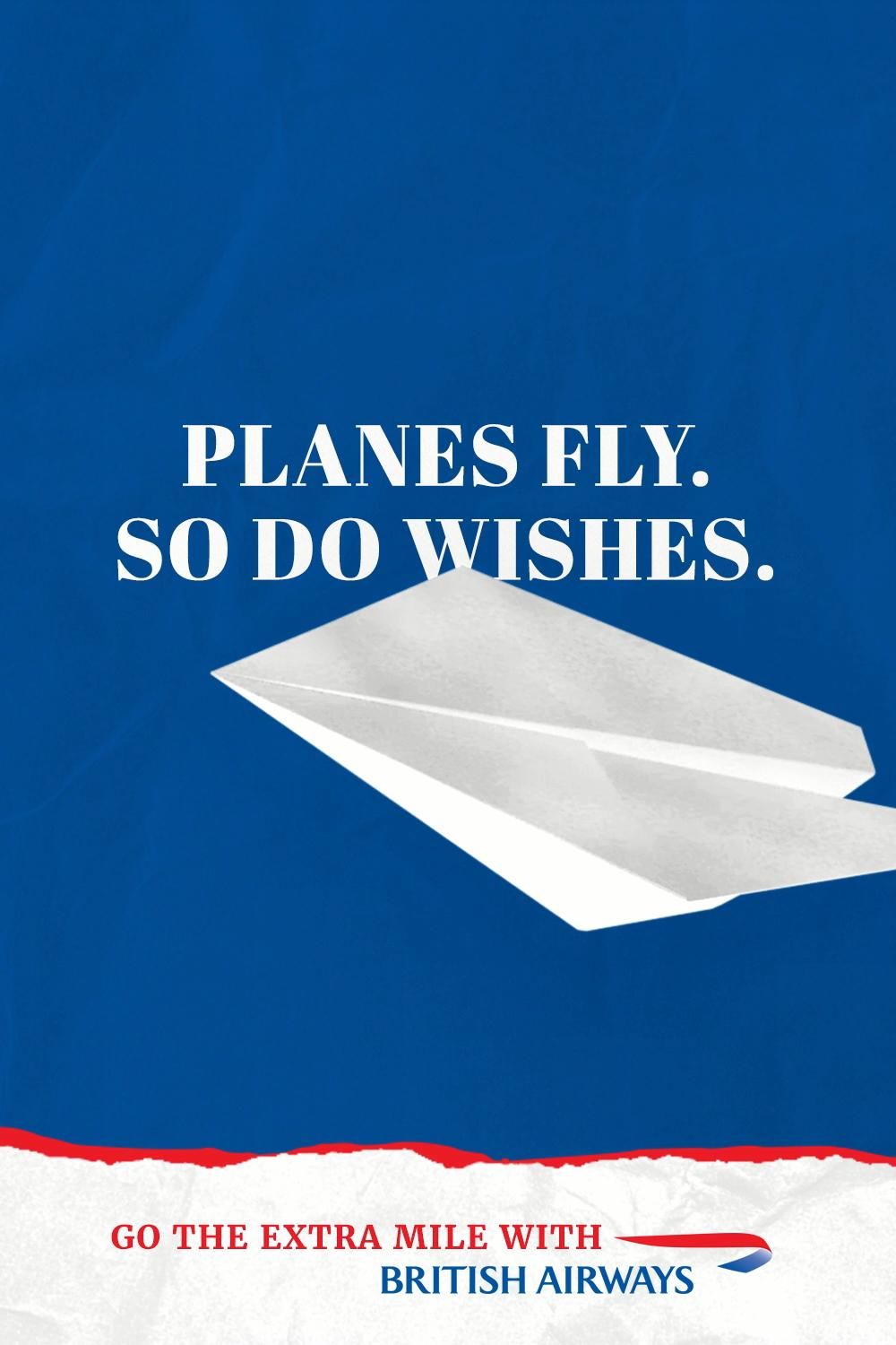 Story: Paper airplane visualizes flying wishes