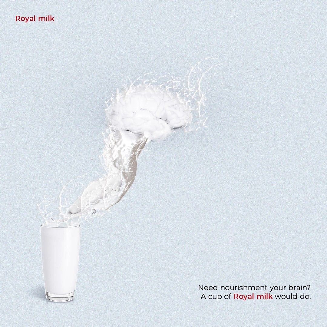 Instagram post: Milk splash forms a brain