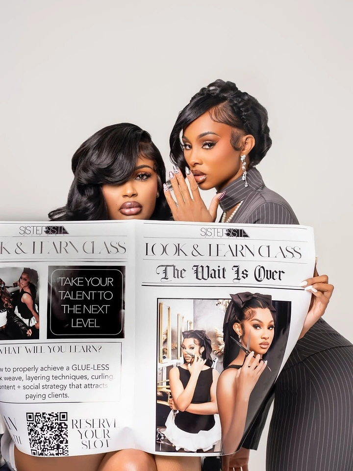 Makeup & Beauty Academies creative ad: Magazine-style layout makes learning editorial