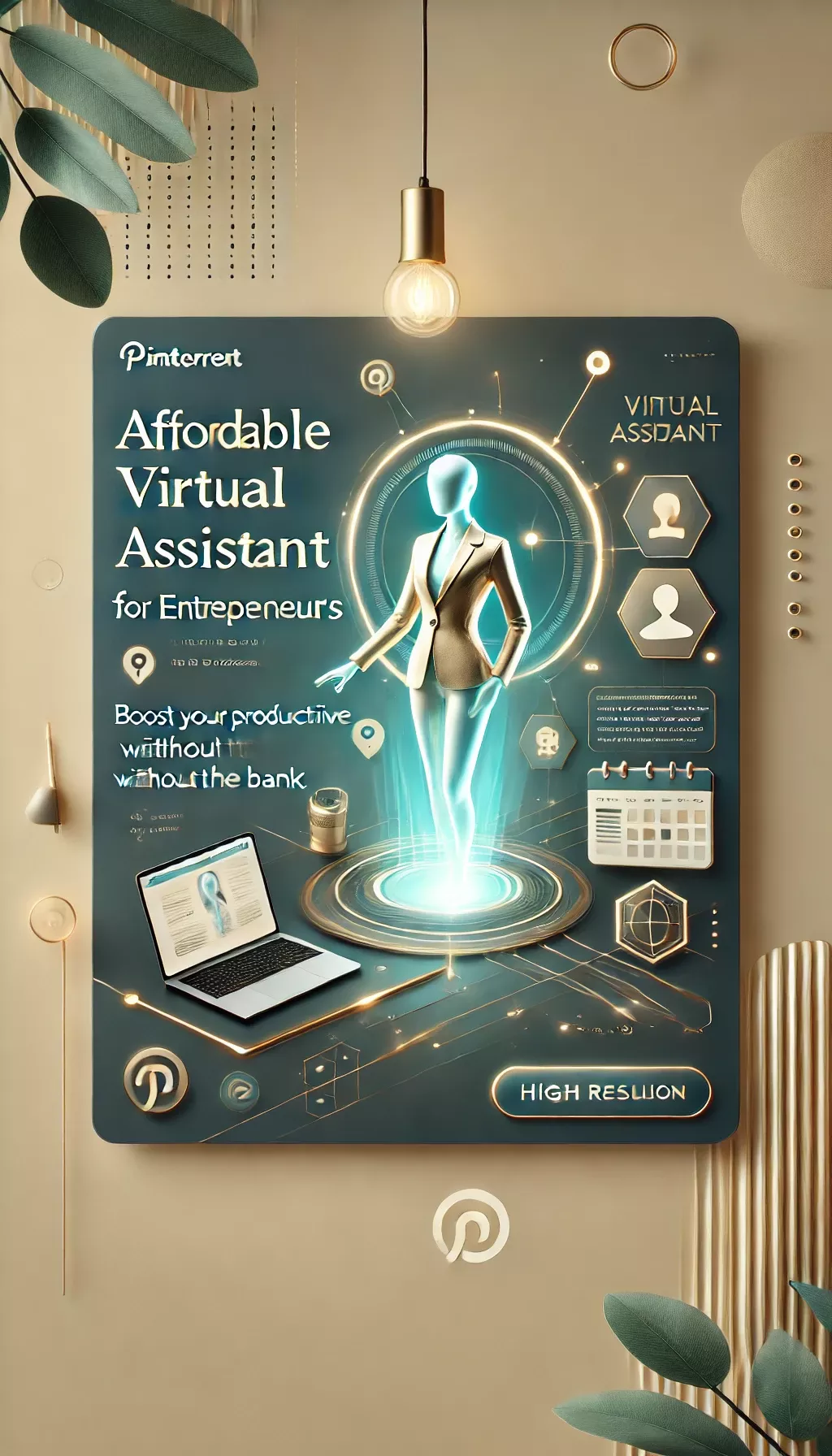 Story: Holographic assistant creates futuristic metaphor