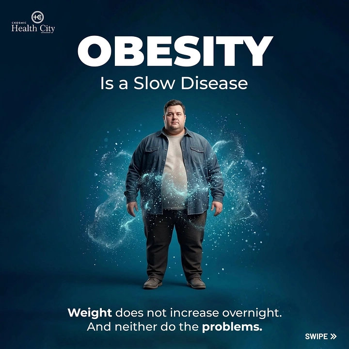 Weight Loss Clinics creative ad: Dramatic slow-disease water metaphor