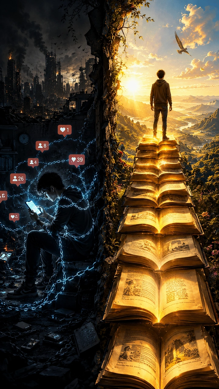 Life & Business Coaches creative ad: Books become a path toward growth