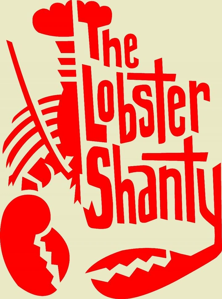 Seafood Restaurants creative ad: Lobster integrated into bold restaurant lettering