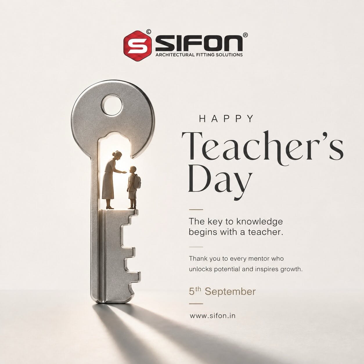 Open book forming a doorway with a teacher leading a child up stairs