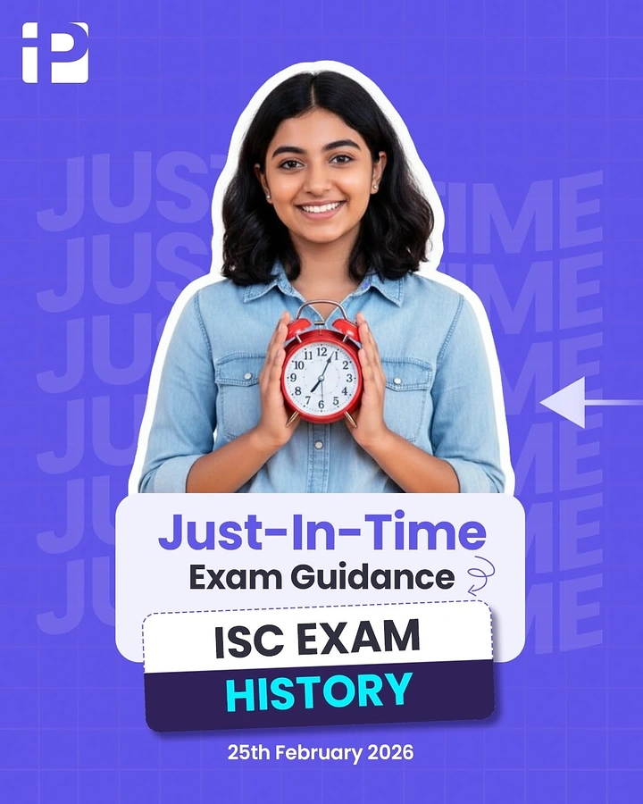 Test Prep & Exam Coaching creative ad: Clock reinforces just-in-time guidance