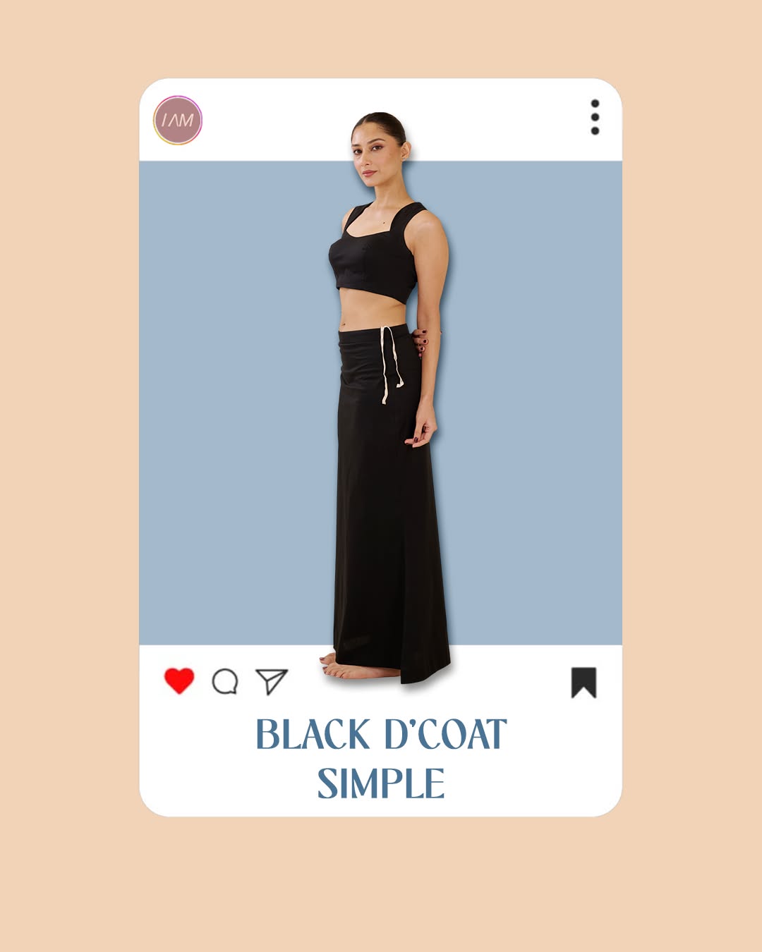 Instagram post: Typewriter prints saree-lover checklist, slide 2