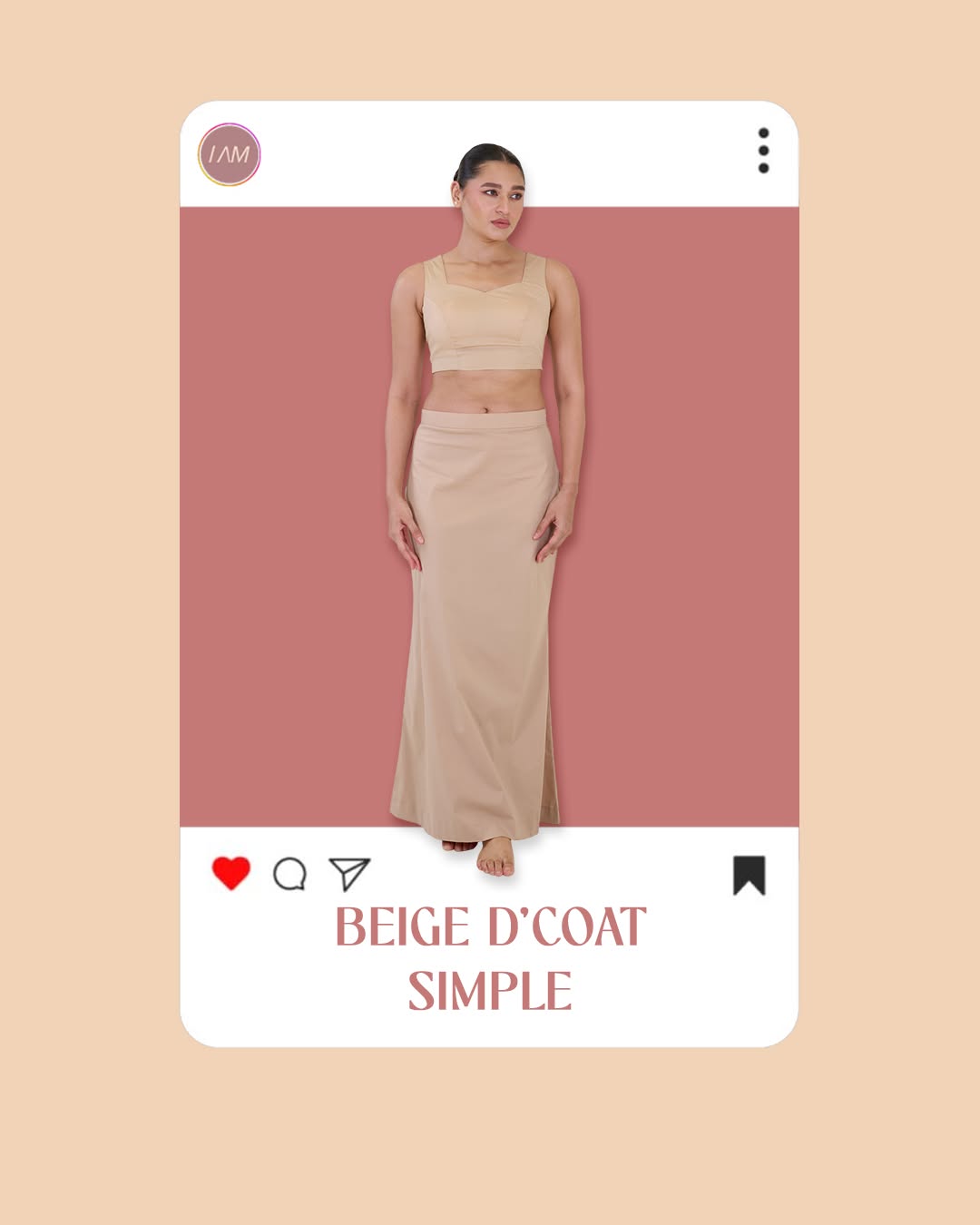 Instagram post: Typewriter prints saree-lover checklist, slide 5
