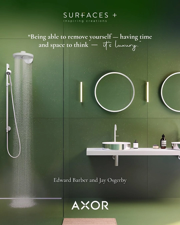 Home Renovation & Remodeling creative ad: Exceptional luxury bathroom editorial advertising