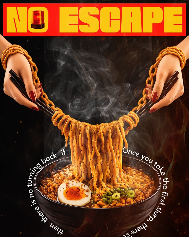 Instant Noodles & Pasta Brands creative ad: Noodle escape creates memorable campaign image