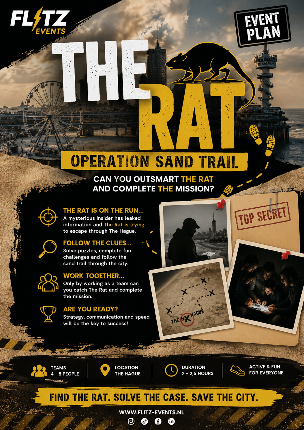 Story: Rat hunt turns escape mission into poster