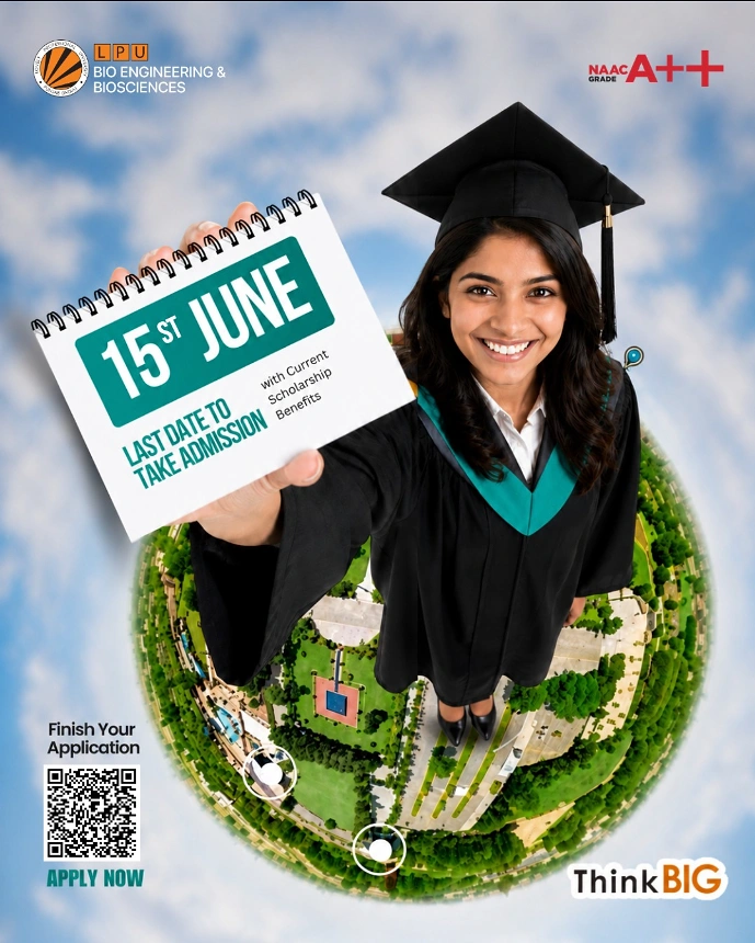 Universities & Colleges creative ad: Deadline calendar anchors campus reveal