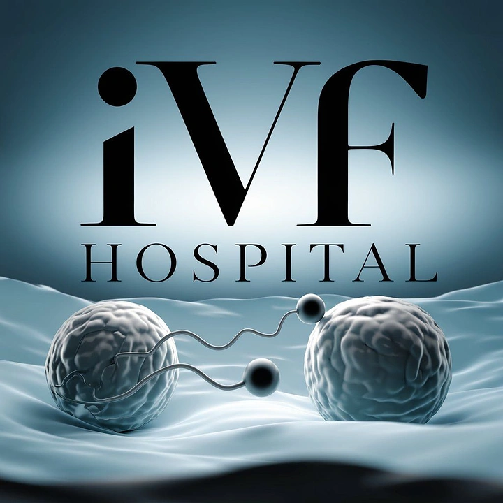 IVF & Fertility Clinics creative ad: Embryo cells form the dot of 'i'