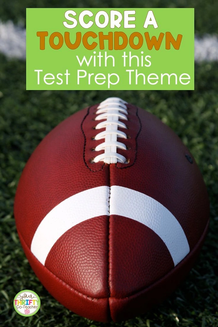 Test Prep & Exam Coaching creative ad: Touchdown metaphor for test prep success