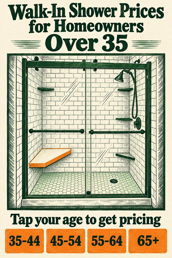 Home Renovation & Remodeling creative ad: Age-based pricing infographic uses clever tap pun