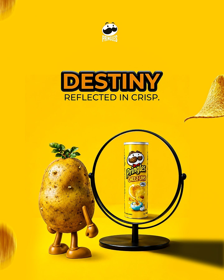 Snacks & Namkeen Brands creative ad: Potato sees Pringles in mirror, destiny