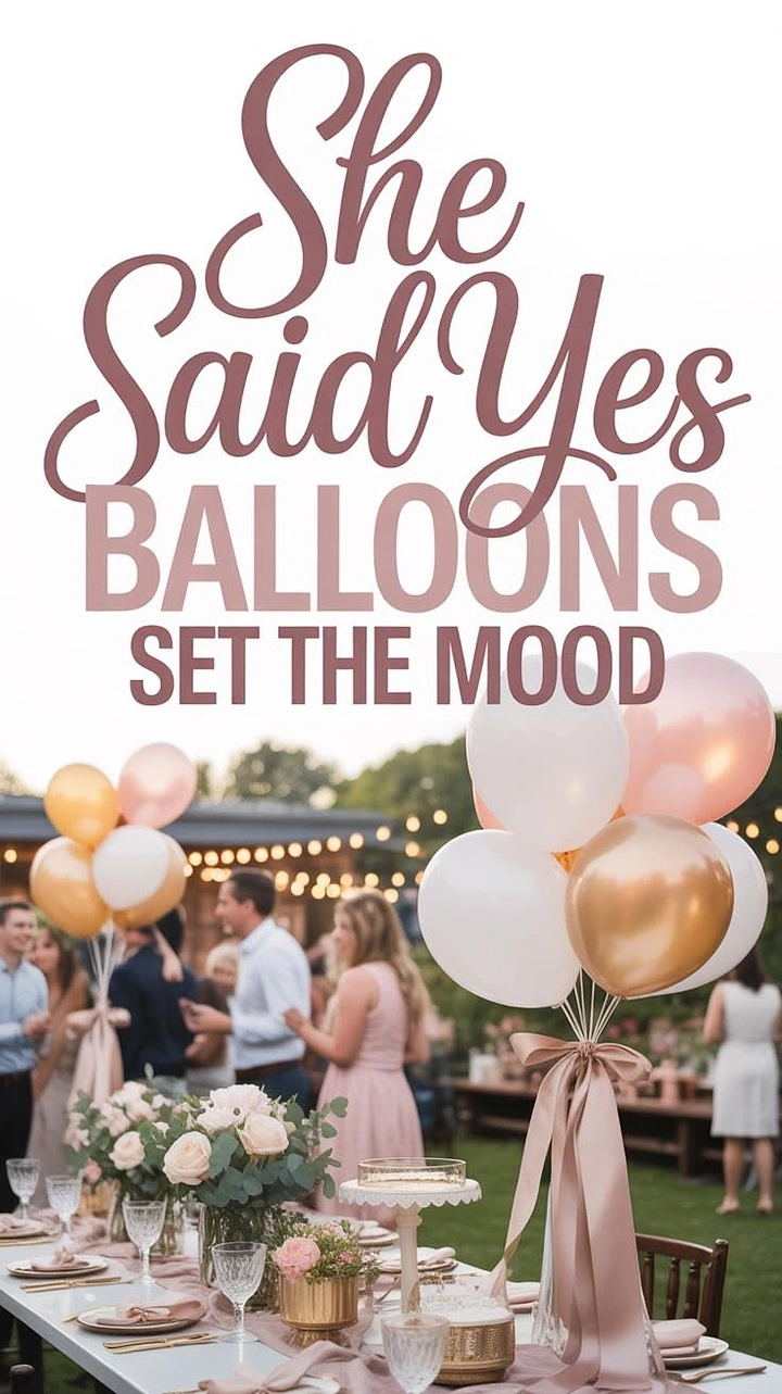 Balloon & Party Decorators creative ad: Witty balloons-set-the-mood campaign poster