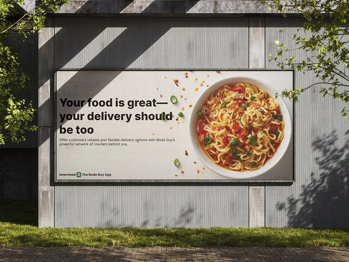 Food Delivery Apps creative ad: Delivery-quality copy creates clear premise