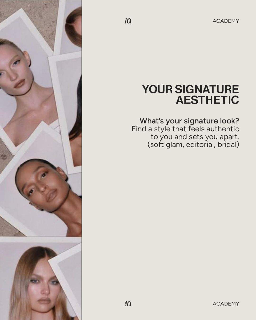 Instagram post: Editorial signature-aesthetic framing concept