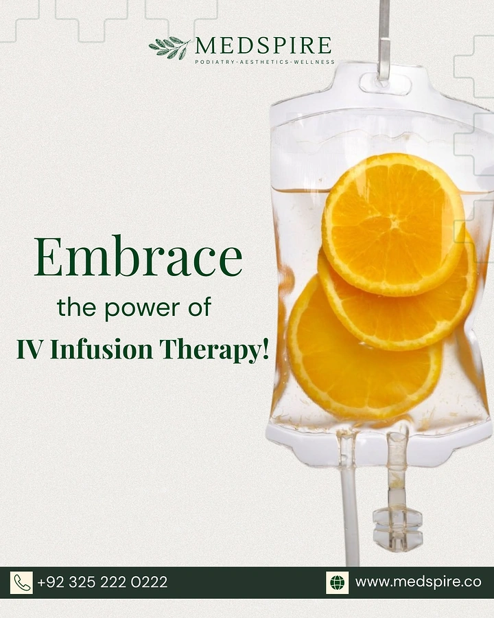 IV Therapy & Drip Bars creative ad: Strong fruit-in-infusion visual