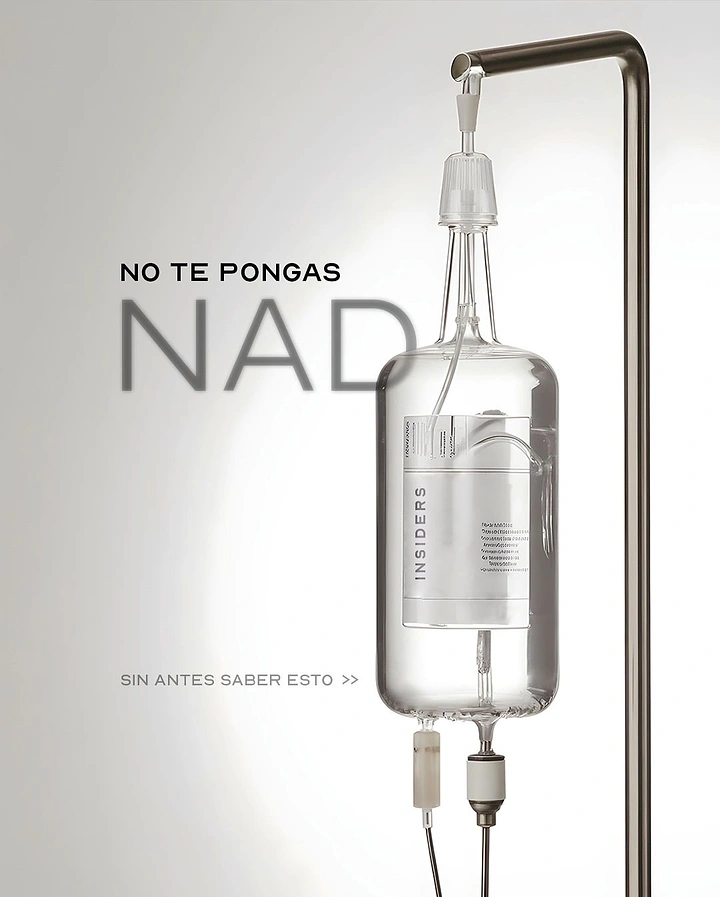 IV Therapy & Drip Bars creative ad: Faucet creates memorable NAD pun