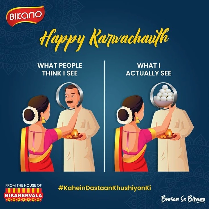 Karwa Chauth creative ad: Sieve reveals rasgulla instead of husband