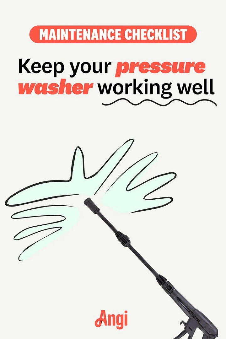 Pressure Washing creative ad: Unexpected hand-shaped maintenance illustration