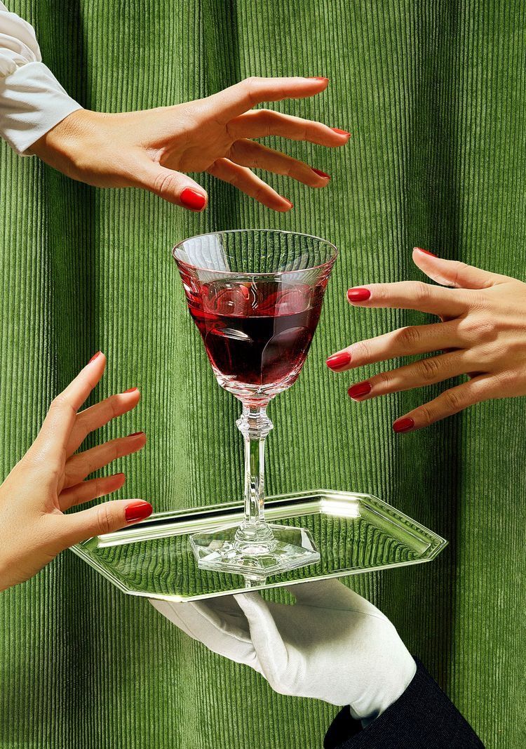 Story: Fashion hands frame cocktail dramatically
